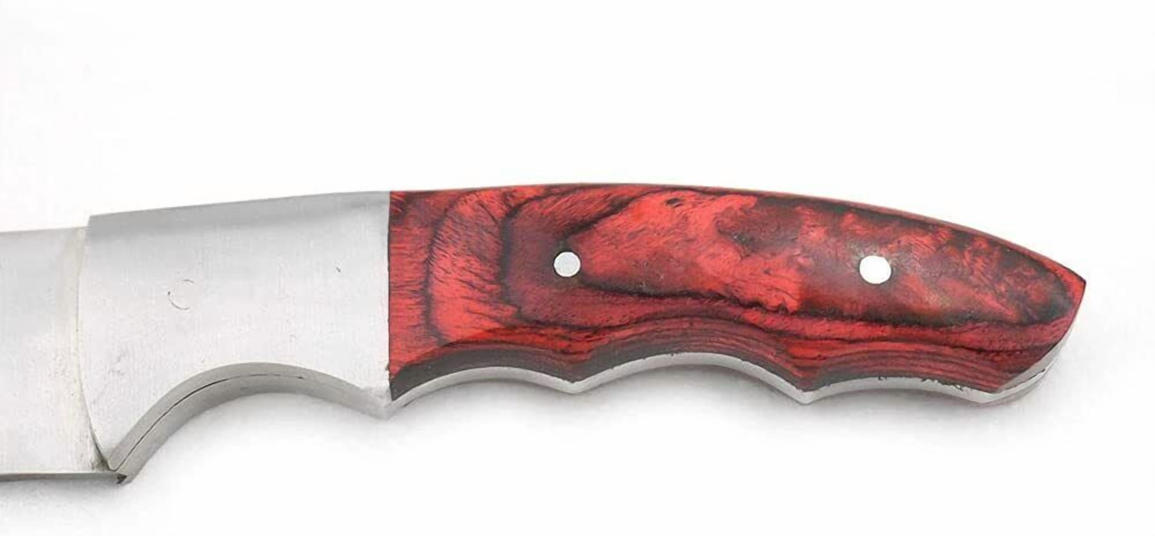 Wild Turkey Handmade Collection Heavy Duty Blue Wood Handle Hunting Knife | Stai