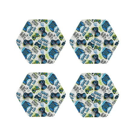 

Leather Coasters with Heat-resistant for Drinks Game All Day -标题2 Hexagon