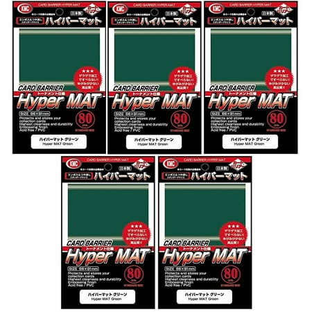 Kmc Hyper Matte Sleeves 400pk Green Walmart Com