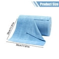 thumbnail image 7 of 1 Pack 20 Pcs Microfiber Cleaning Cloth Roll - Reusable Paper Towels Tear Away, Microfiber Towels for Cars, Super Absorbent Lint Free Cleaning Rags for House, Kitchen, Window, 9.84 Inch, Blue, 7 of 7