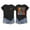 Black, variant on Womemn's Tee Shirt Dear Person Behind Letter Print Casual Graphic Fashion Workout Clothes Black S