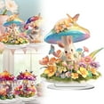 thumbnail image 2 of Clearance Fall Decorations for Home! Toyeng Easter Bunny Tabletop Decor Colored Under a Pair of 2D Spring Interior Logo Decor Home Decor for Easter Tabletop Easter Decor Desktop Desktop Ornament, 2 of 9