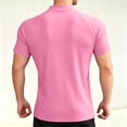 thumbnail image 4 of FRSASU Men's Short Sleeve UPF 50+ Sun Protection Shirts Quick Dry Athletic T-Shirt Hiking Running Swimming Rash Guard Pink, 4 of 6