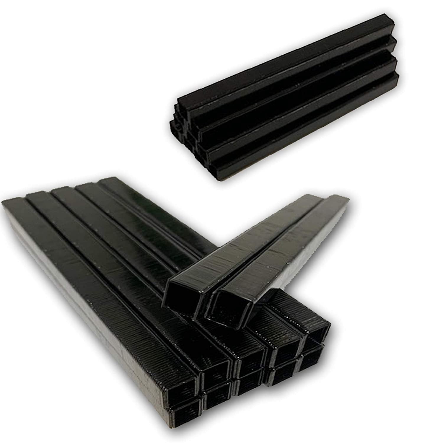 Jewel City Tools, 3/8" Heavy Duty, Black Colored Staples, 5, 000 Piece