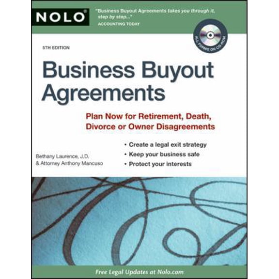 Pre-Owned Business Buyout Agreements: Plan Now for Retirement, Death, Divorce or Owner Disagreements (Paperback) 1413311954 9781413311952