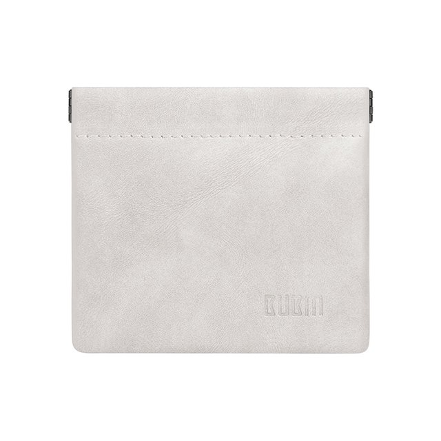 Seitruly Bolsa para auriculares Mini Cable USB portátil Bolsas de almacenamiento de monedas Teléfono Auriculares Bolsa Organizador Monedero Accesorios Cables de audio/vídeo gris claro S