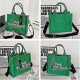 thumbnail image 3 of Women Handbag Designer Laptop Tote Bag Canvas Messenger Shoulder Crossbody Bag, 3 of 4