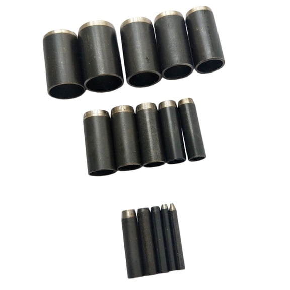 15Size Round Hole Punch,Hollow Punch Cutter Tool Set Leather Craft Tools Set