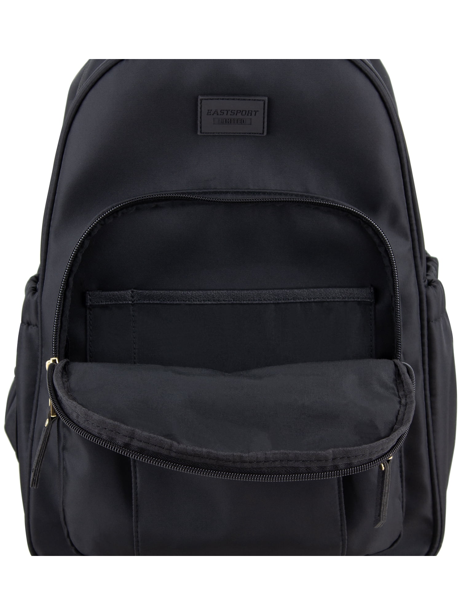 Eastsport Unisex Limited Jules Backpack, Black/Gold