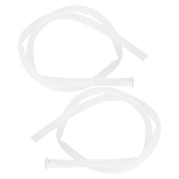 LEORX 2Pcs Flexible Silicone Water Dispenser Pump Inlet Pipe with Tear Resistant Design