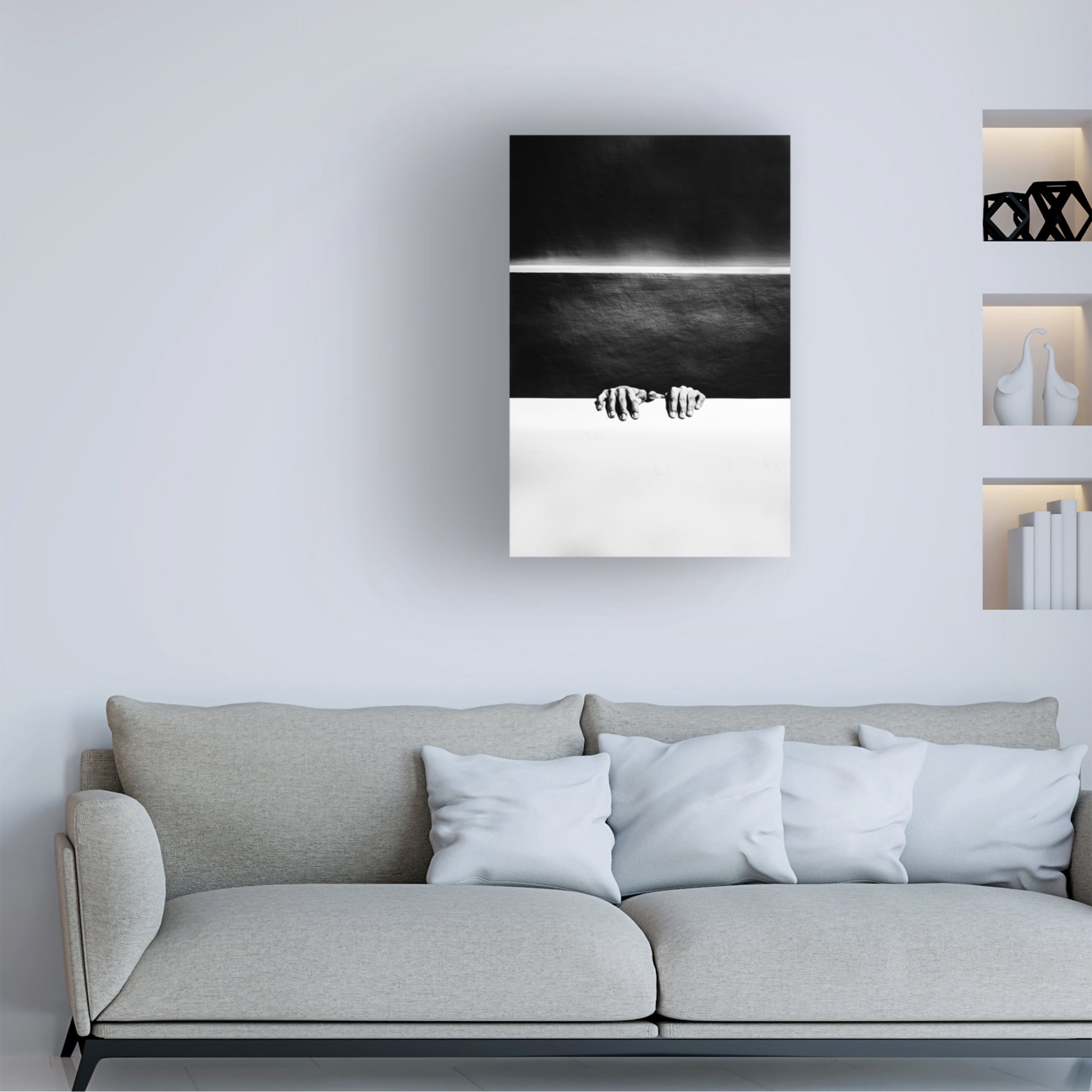Canvas Wall Art - Davizosco  'Minimalistic' Wall Art for Living Room, Bedroom, or Office D?cor by Trademark Fine Art - 30 x 47 Inches