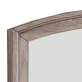 thumbnail image 2 of Benzara BM252402 Miroir avec Cadre Supérieur Incurvé et Aspect Vieilli, Gris, 2 of 5