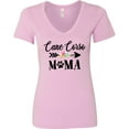 thumbnail image 3 of Inktastic Cane Corso Mama with Flowers and Arrow Women's V-Neck T-Shirt, 3 of 5