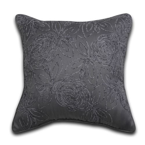 Chenille Floral Cushion
