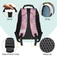 thumbnail image 4 of Bulopur Girls 17 Inch Backpack Set, 4 Piece Cherry Blossom Pink Axolotl Print School Bookbag with Lunch Box, Water Bottle Holder and Pencil Case for Elementary Girls, 4 of 8