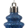 thumbnail image 2 of Vickerman 7" Midnight Blue 4-Finish Finial Ornament, 8 per Box, 2 of 4