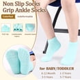 thumbnail image 2 of 15 Pairs Toddler Grips Socks, Kids Non Slip Socks with Grippers for Active Baby Boys Girls 6Months-7Years, 2 of 7