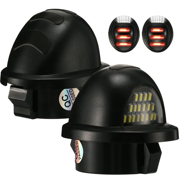 unbranded  2 Pcs License Plate Light Assembly LED Lights Tag for Bulbs