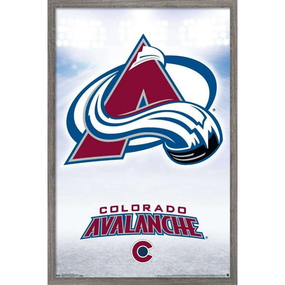 NHL Colorado Avalanche - Logo 17 Wall Poster, 22.375" x 34", Framed