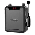 thumbnail image 1 of Amplificador de Voz Portátil IPX6 de 30 W, Resistente Al Agua, con Micrófono Inalámbrico y Altavoz Bluetooth para Profesores y Guías Turísticos., 1 of 5