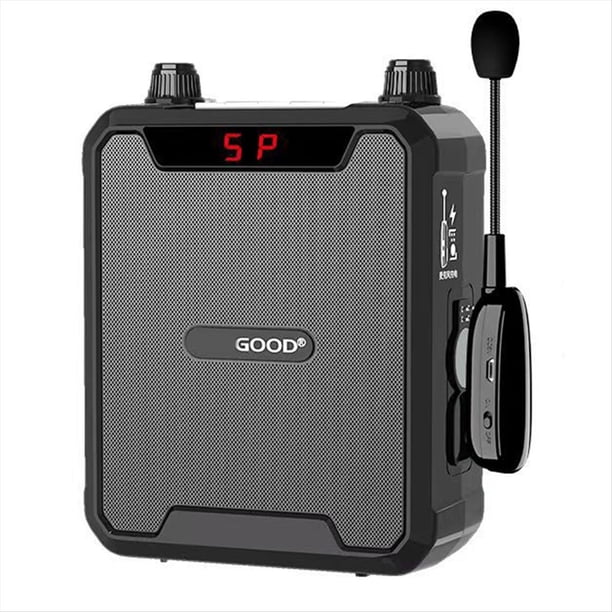 Amplificador de Voz Portátil IPX6 de 30 W, Resistente Al Agua, con Micrófono Inalámbrico y Altavoz Bluetooth para Profesores y Guías Turísticos.
