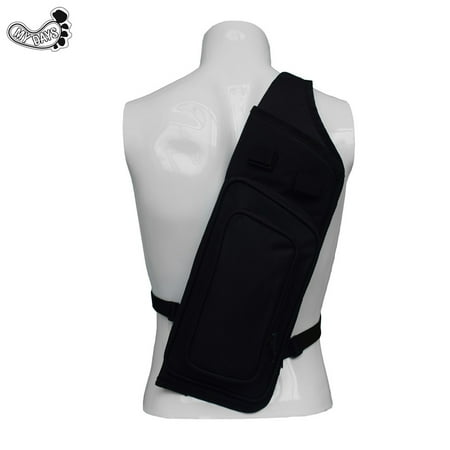 MYDAYS Arrow Lightweight Storage Bag Oxford Cloth Single Shoulder Adjustable Back Arrow Quiver, Foldable Compact Arrows Bag for Target Shooting