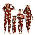thumbnail image 1 of Pijamas de Navidad, trajes a juego para la familia, conjuntos de pijamas para adultos y niños, pantalones + Tops con estampado de ciervos, ropa de dormir de Navidad, mameluco para bebés y niñas, 1 of 4