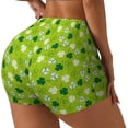 thumbnail image 2 of Kdxio St Patrick's Day7 Print Workout Shorts for Women Seamless Soft Smooth Gym Yoga Scrunch Active Shorts, 2 of 9