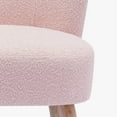 thumbnail image 4 of WestinTrends 25" Wide Upholstered Boucle Accent Chair, Dusty Peach, 4 of 14