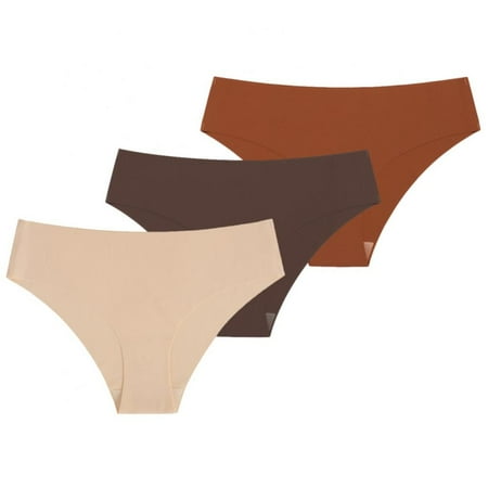 

3-Pack Women Seamless Panties Sport Underwear Sexy Panties Bikini Panty Soft Stretch Panty