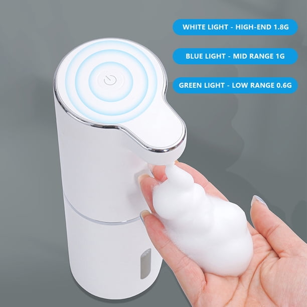 Dispensadores Automáticos De Jabón En Espuma Accesorios de baño dispensador de jabón para encimera de lavadora inteligente de 300ml Ndcxsfigh Libre de BPA
