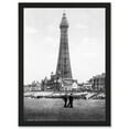 thumbnail image 1 of Vintage Photo Blackpool Tower England UK History Artwork Framed Wall Art Print A4, 1 of 4
