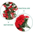 thumbnail image 5 of LOLIPPYY 2-Pack Red Artificial Hanging Flower Vines for Garden, Wall Decor, Wedding, Party, and Home Decoration, 5 of 6