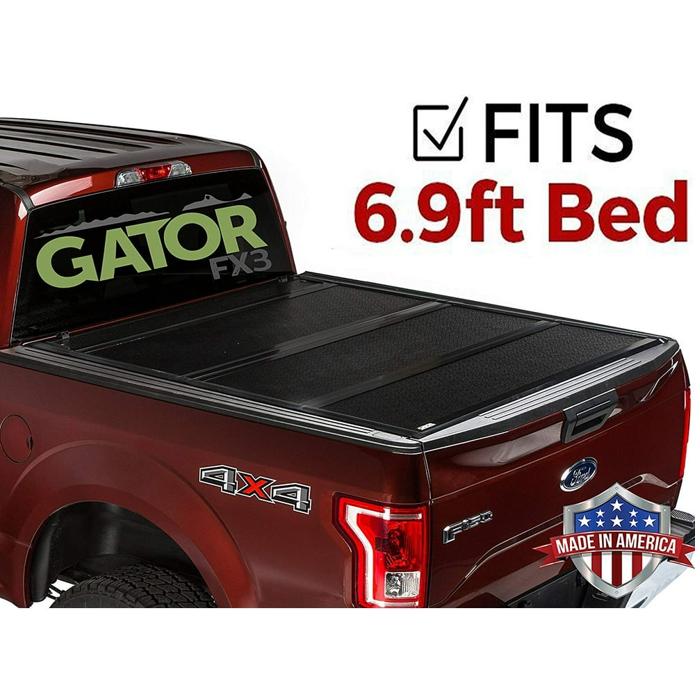 Gator FX3 (fits) 20172019 Ford Super Duty F250 F350 6.9 FT Hard Folding Tonneau Truck Bed Cover