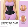 thumbnail image 3 of Lilvigor Waist Trainer for Women - Latex Underbust Waist Corsets Cincher Plus Size Workout Girdle Body Shaper, 3 of 7