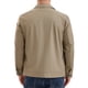 thumbnail image 3 of CHAQUETA CASUAL CON FORRO DE LARGO MANGA Y SOLAPA PARA HOMBRE INSPIRAR CHIC, COLOR SÓLIDO, CIERRE COMPLETO, TALLA XL, CAQUI, 3 of 6