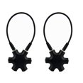 thumbnail image 1 of 1 to 5 Audio Splitter 3.5mm Audio Router Separator Device Adapter Patch Cable Splitter,2 x 1 to 5 Audio Splitter,Black, 1 of 6