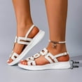 thumbnail image 4 of Beach Sandals for Women Walking Hiking Shoes Comfortable Summer Outdoor Athletic Camping Sport Roman Sandal, 4 of 9