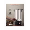 thumbnail image 2 of Commercial Coffee Urn, 100 Cup 15 L Hot Beverage Dispenser With Dripless Faucet, Quick-Brewing Stainless Steel Large Commercial Coffee Maker, For Catering, Business, Party, Church & Restaurant, 2 of 10