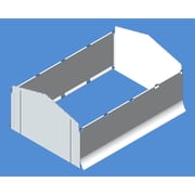Arrow 12 x 20 x 8 ft Grey Carport Enclosure Kit