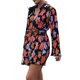 thumbnail image 5 of VISgogo Vestido de camisa con botones para mujer, mini vestido plisado de manga larga con cuello en V y cinturón VISgogo moda, 5 of 9