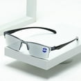 thumbnail image 2 of New Anti Blue Ray Reading Glasses Smart Automatic Zoom Reading Glasses Autofocus Power +1.0(100) ~ +7.0(700) Half-Rim Unisex Green, 2 of 6