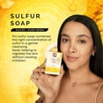 thumbnail image 6 of Pili Natural Sulfur Soap Bars (3 Pack) Jabón de azufre - Deep Cleansing and Oil-Control Formula for All Skin Types - Maintain Healthy Skin - 3-Pack, 6 of 9