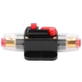 thumbnail image 1 of Protector de fusible reiniciable de plástico fenólico de cobre rojo para sistema de Audio de coche, diámetro de cable aplicable de 1-6mm(80A), 1 of 8