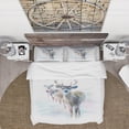 thumbnail image 2 of Designart 'Beautiful Deer With Big Horns' Animal Duvet Cover Set, 2 of 4