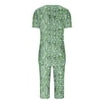 thumbnail image 3 of Wancir Women's Pajamas Sets Long Sleeve with Plaid Pants Soft Sleepwear 2 Piece Pjs Lightweight Lounge Set with Pockets, 3 of 4