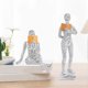 thumbnail image 2 of Reading Woman Ornament Relaxing Reading Sculpture Resin Woman Statue for Book Lovers Home Decoration, 2 of 5