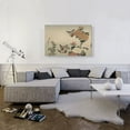 thumbnail image 2 of ARTCANVAS Sparrows and Chrysanthemums 1825 Canvas Art Print by Katsushika Hokusai - Size: 40" x 26" (0.75" Deep), 2 of 9