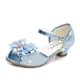 thumbnail image 1 of Sandalias de princesa para niñas, zapatos de lentejuelas de baile latino con purpurina para niños, mariposa, diamante, tacón alto, fiesta de verano, zapatos de cristal 33 Gao Jinjia LED, 1 of 2