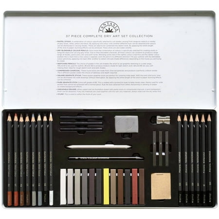 Art Tin - Fantasia Dry Art Tin, 37-Piece Kit